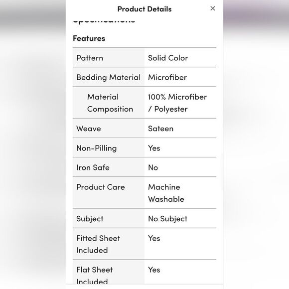 Juicy Couture The Rose Collection Silky Satin 4-PC King Sheet Set- Pink - Picture 8 of 13